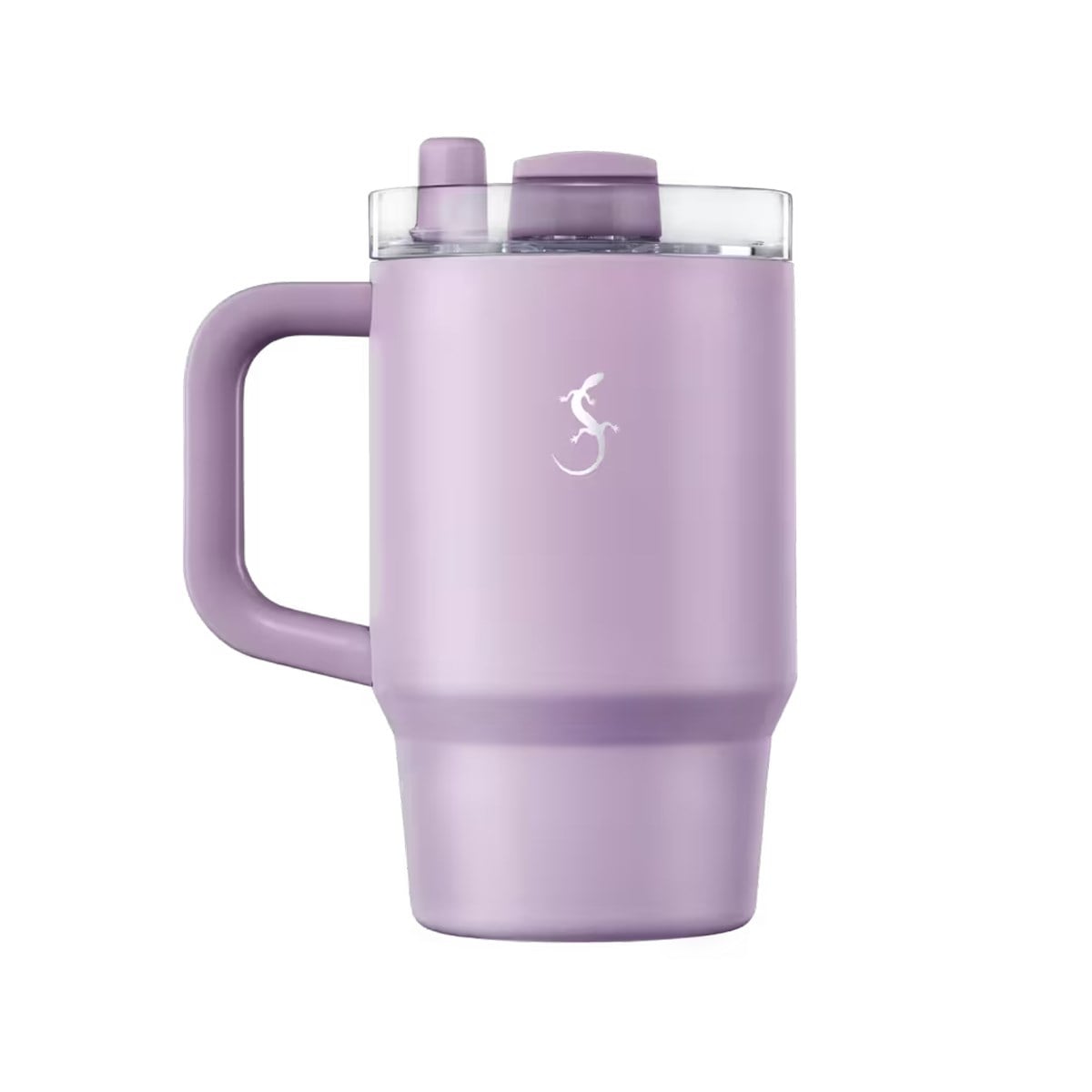 Lurch - “Big Cup” 0.8 L Lila, Paslanmaz Çelik Termos - Uzatılabilir Pipetli, Çift Cidarlı, Sızdırmaz - 270975