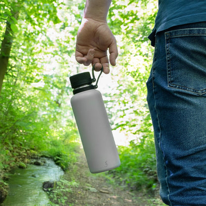 Lurch - “Outdoor” 1 L Granit Gri, Paslanmaz Çelik Termos - Çift Cidarlı, Sızdırmaz - 270982