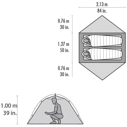MSR Hubba Hubba NX Tent V7 3 Mevsim Kamp Çadırı