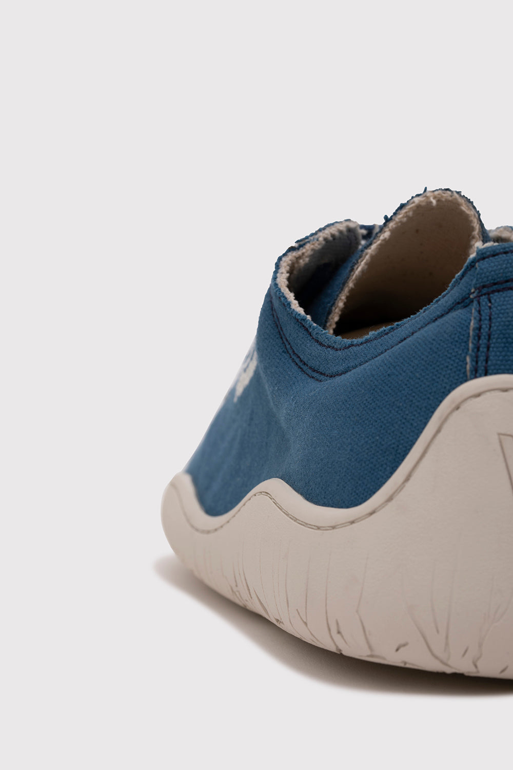 1383 V-BAREFOOT COMFORT KETEN ERKEK AYAKKABI INDIGO MAVI