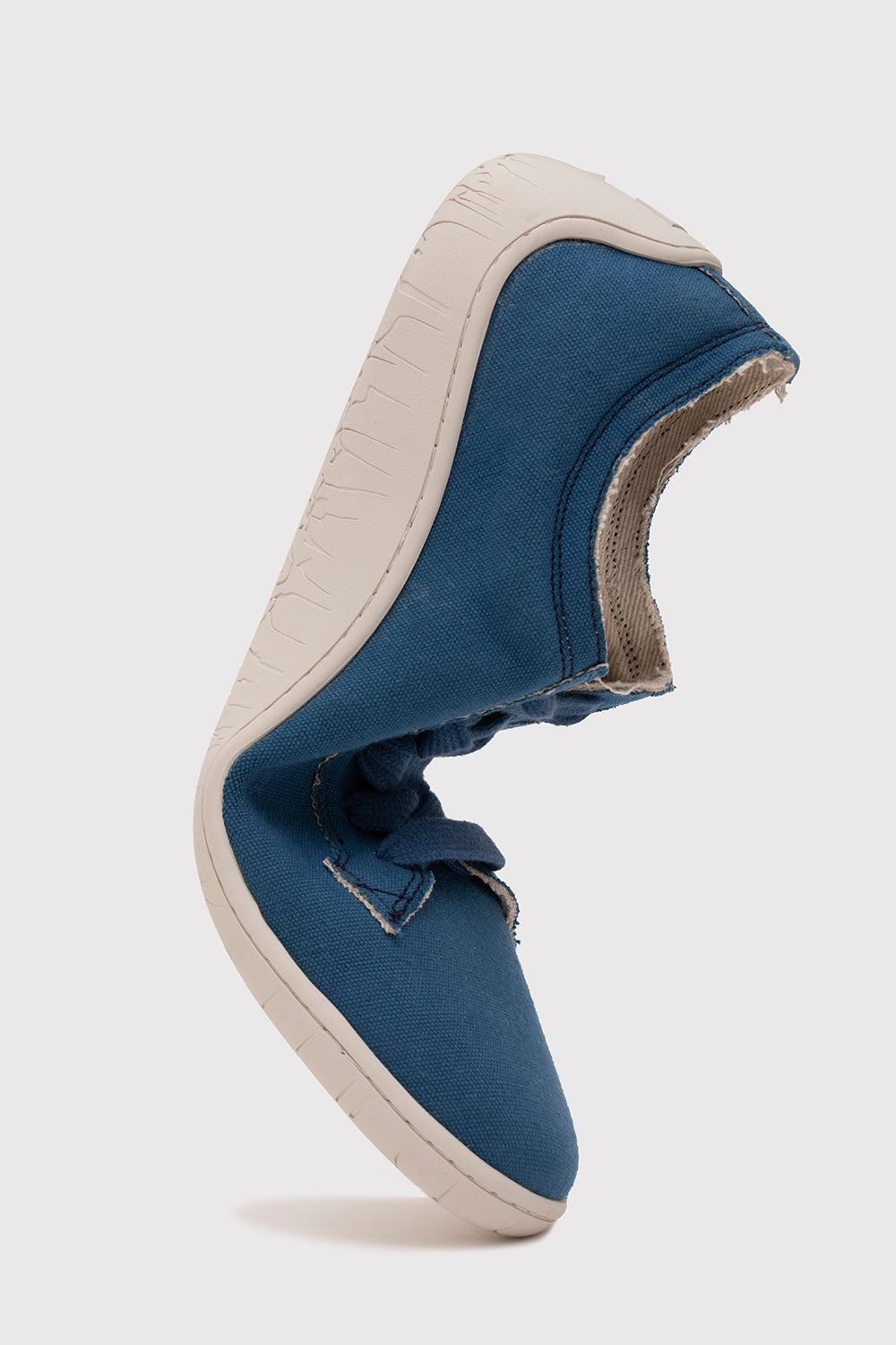 1383 V-BAREFOOT COMFORT KETEN ERKEK AYAKKABI INDIGO MAVI