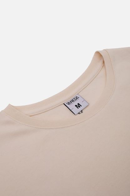 OVERSIZED FIT DREAMER ERKEK TSHIRT EKRU