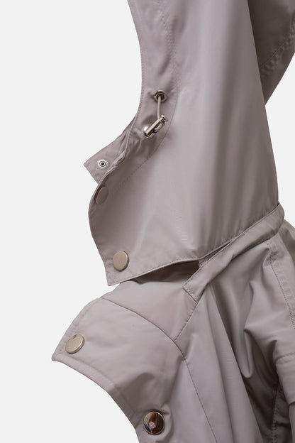 OVERSIZED CEPLI INCE CEKET ERKEK GRI