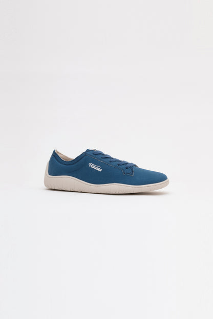 1383 V-BAREFOOT COMFORT KETEN ERKEK AYAKKABI INDIGO MAVI