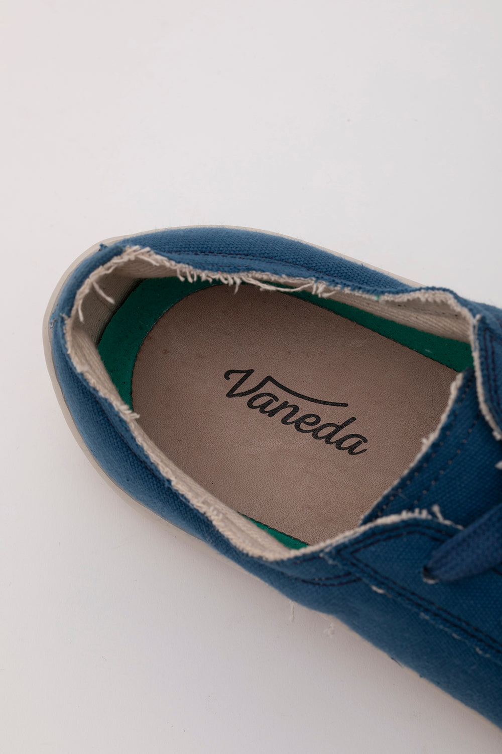 1383 V-BAREFOOT COMFORT KETEN ERKEK AYAKKABI INDIGO MAVI