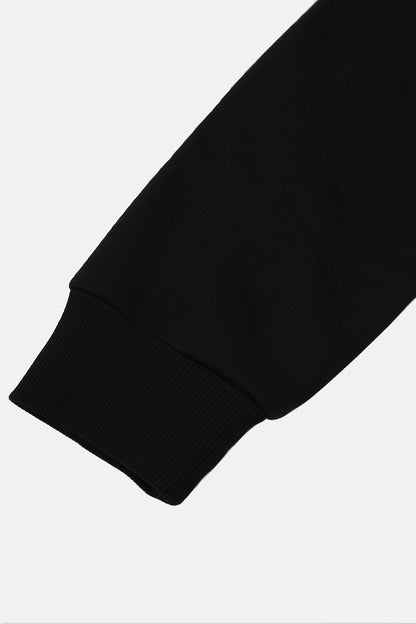 Kapüşonlu Regular Fit Next Unisex Sweatshirt Siyah