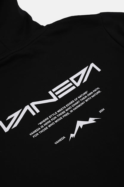Kapüşonlu Regular Fit Next Unisex Sweatshirt Siyah