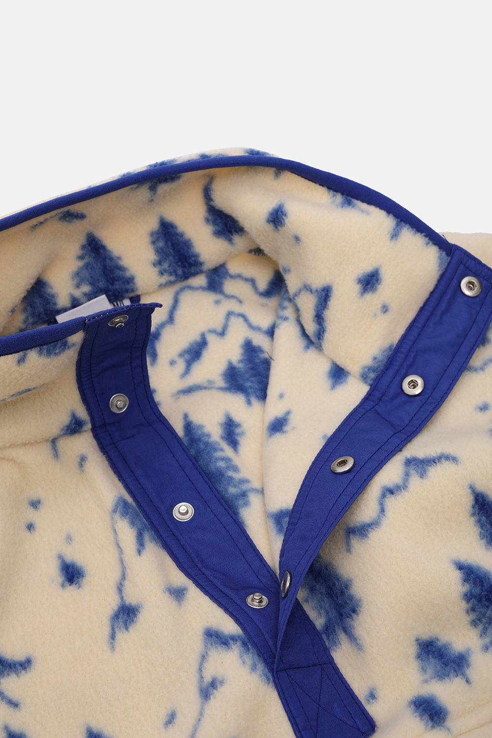 Regular Fit Next Unisex Polar Desenli Mavi
