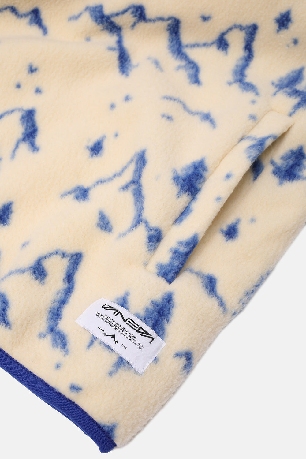 Regular Fit Next Unisex Polar Desenli Mavi