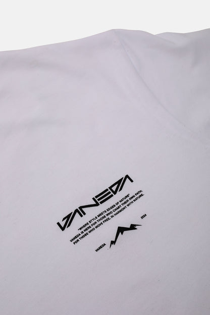 OVERSIZED FIT NEXT UNISEX TSHIRT BEYAZ