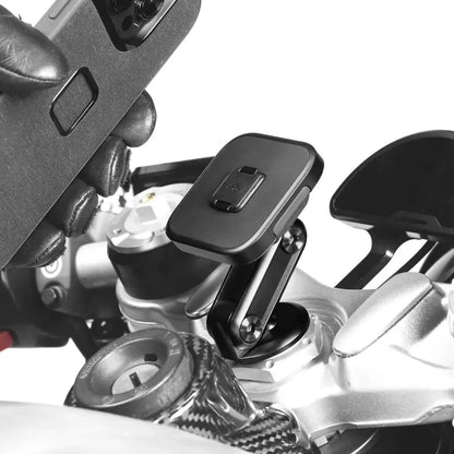 Motorcycle Stem Mount Qi2 Kablosuz Şarjlı Telefon Tutucu