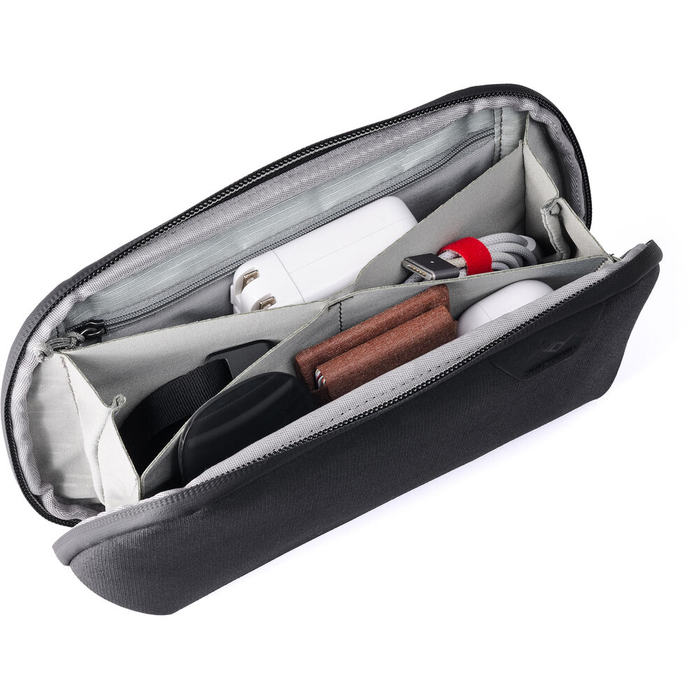 Tech Pouch Small Teknoloji Aksesuar Çantası - Charchoal