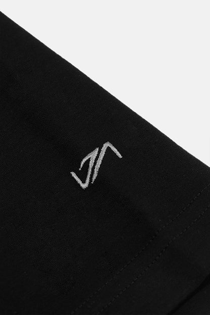 Vany Erkek Regular Fit Bisiklet Yaka T-Shirt Siyah