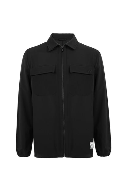 Ripstop Field Tactical Fermuarlı Gömlek Siyah