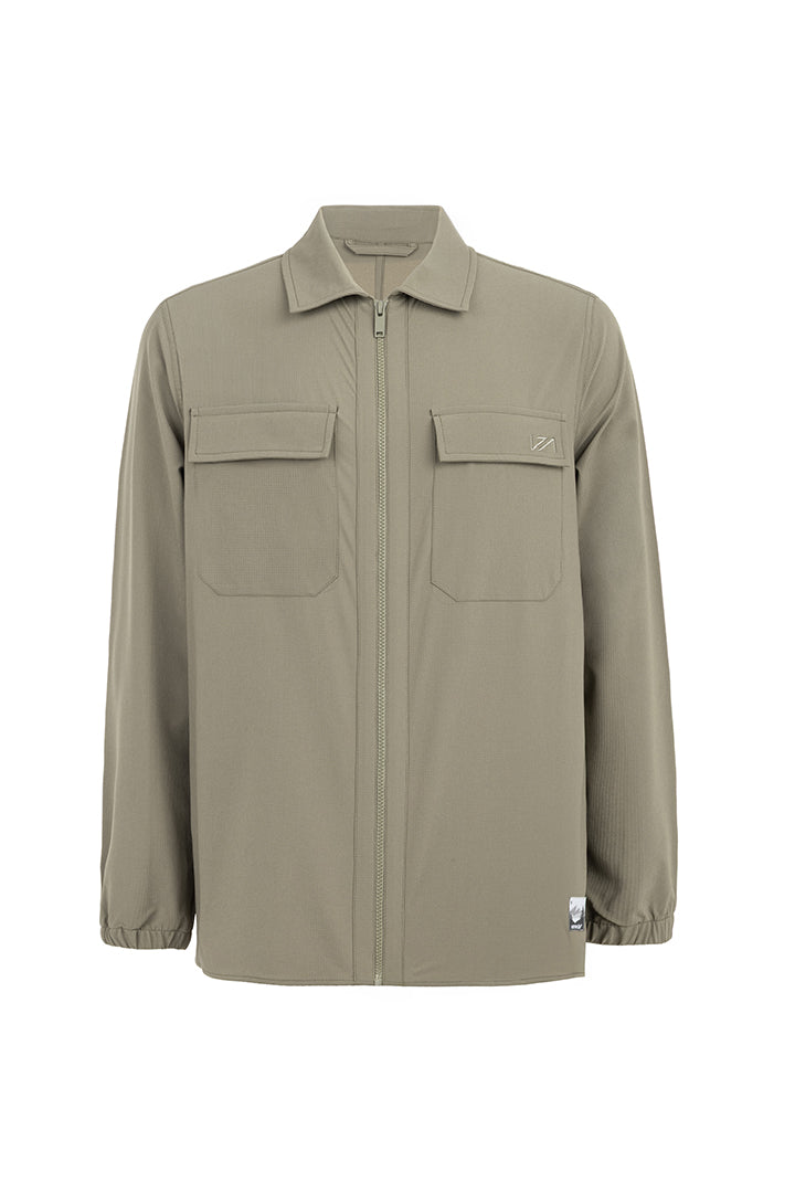 Ripstop Field Tactical Fermuarlı Gömlek Açık Haki