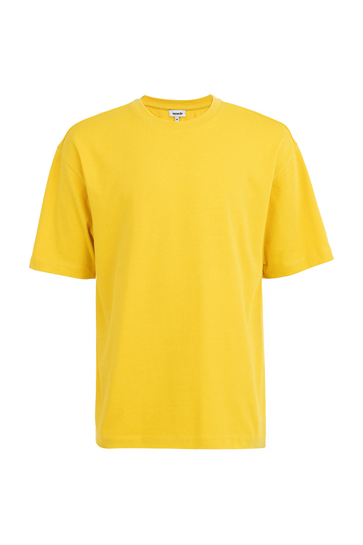 Kamp Baskılı T-Shirt Hardal