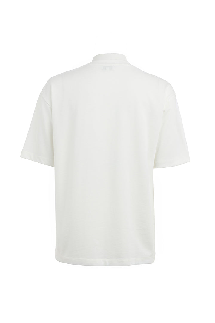Kartal Baskılı T-Shirt Beyaz