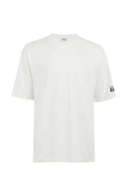 Armalı T-Shirt Beyaz