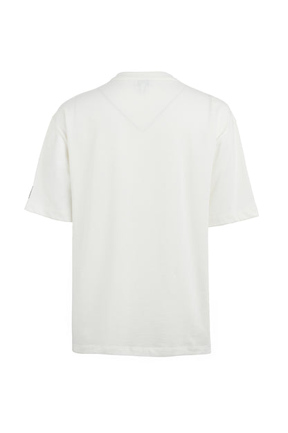 Armalı T-Shirt Beyaz